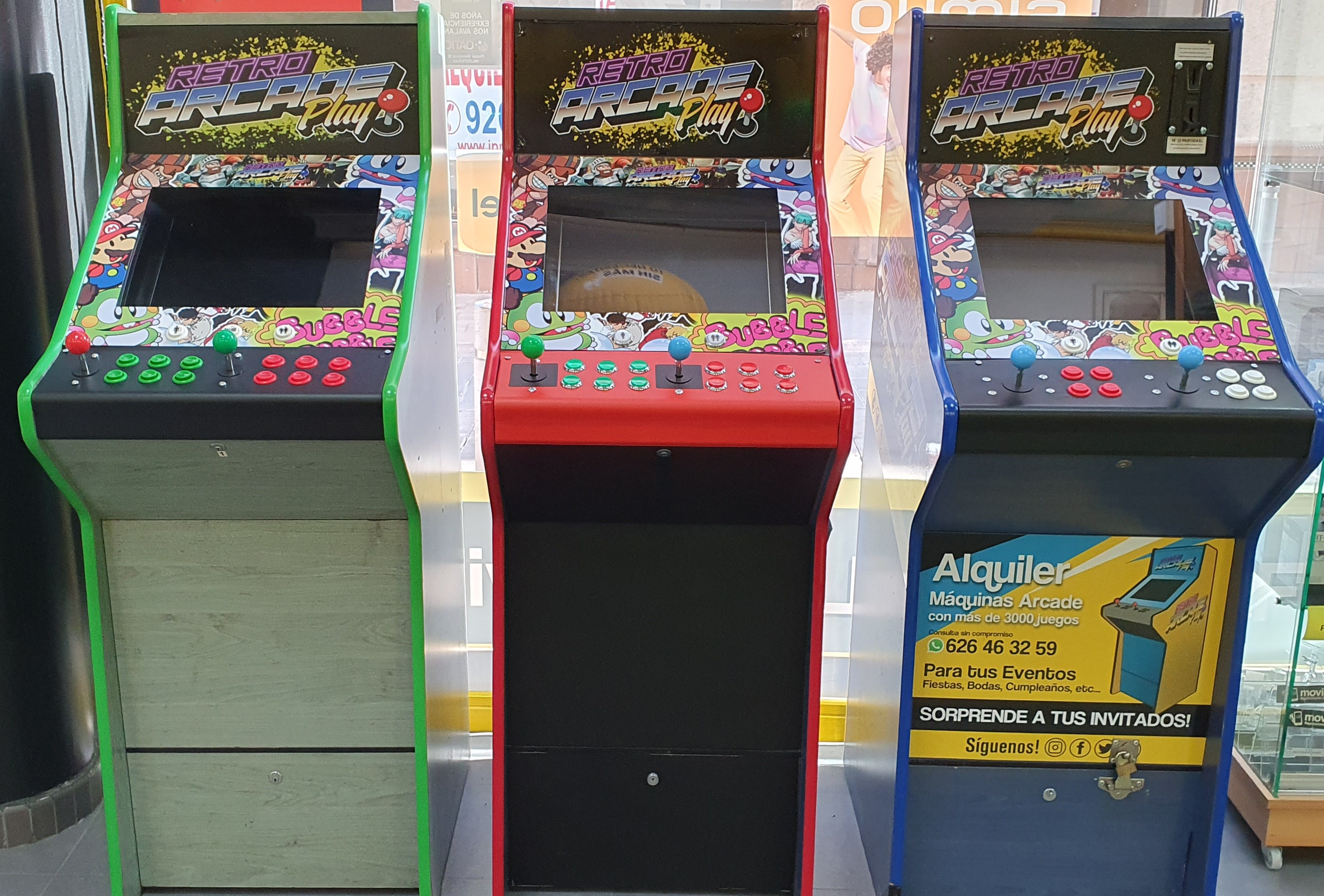 Retro Arcade Play, máquinas Arcade de videojuegos clásicos