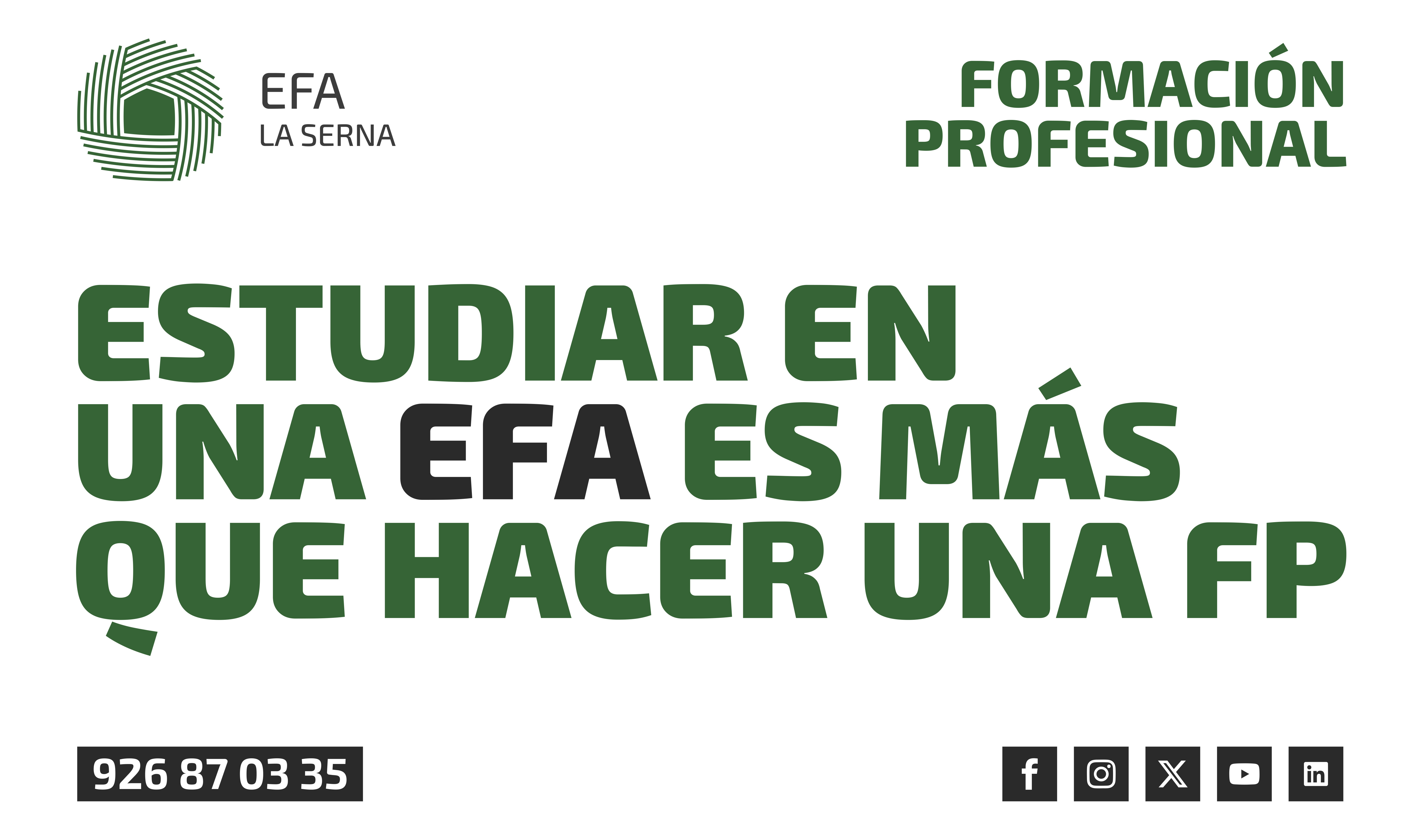La Serna   Lona Exterior   5x3   Tipográfica