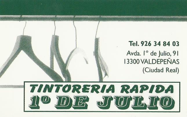 LOGO TINTORERIA 1º DE JULIO