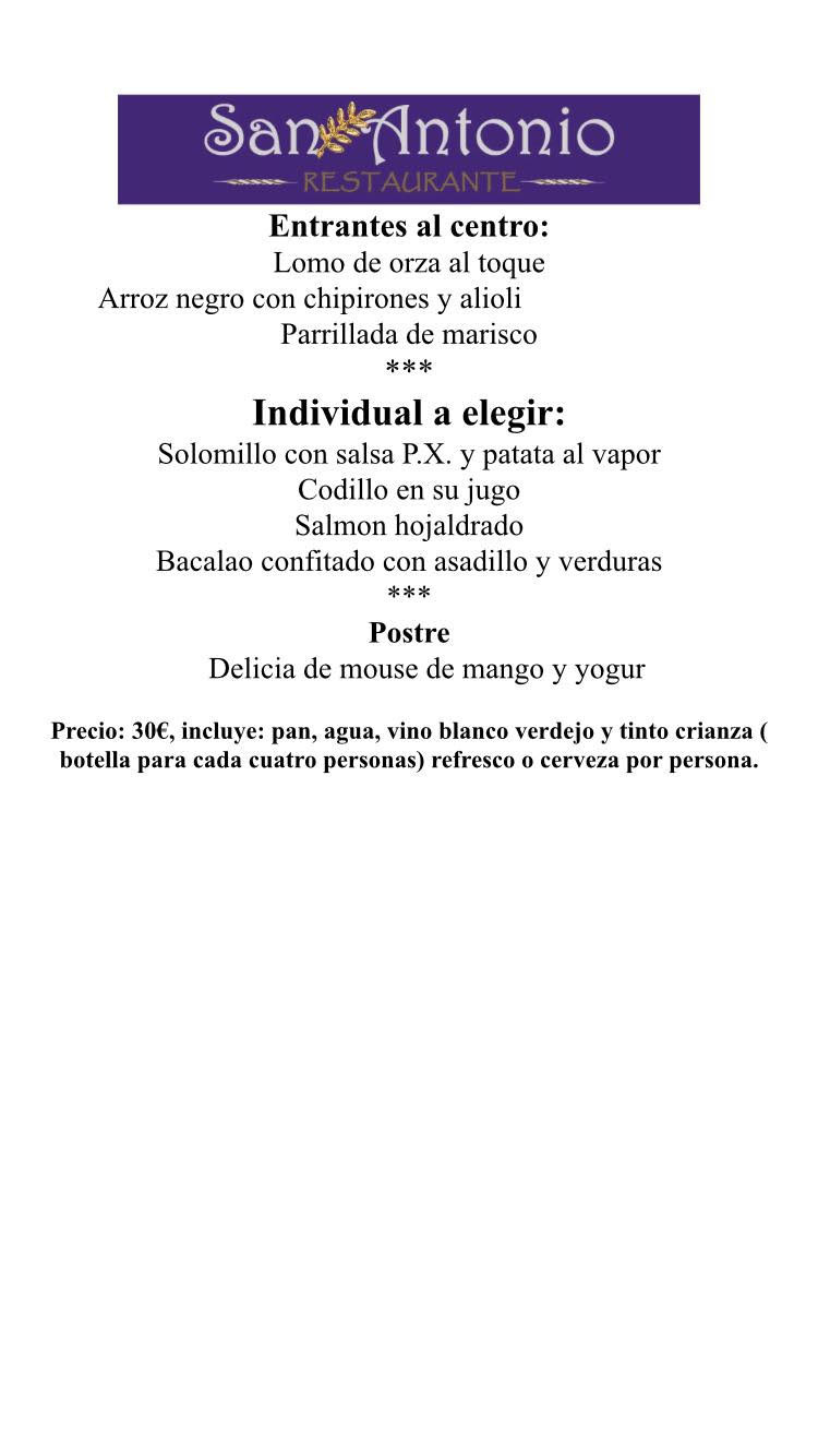 RESTAURANTE SAN ANTONIO 2