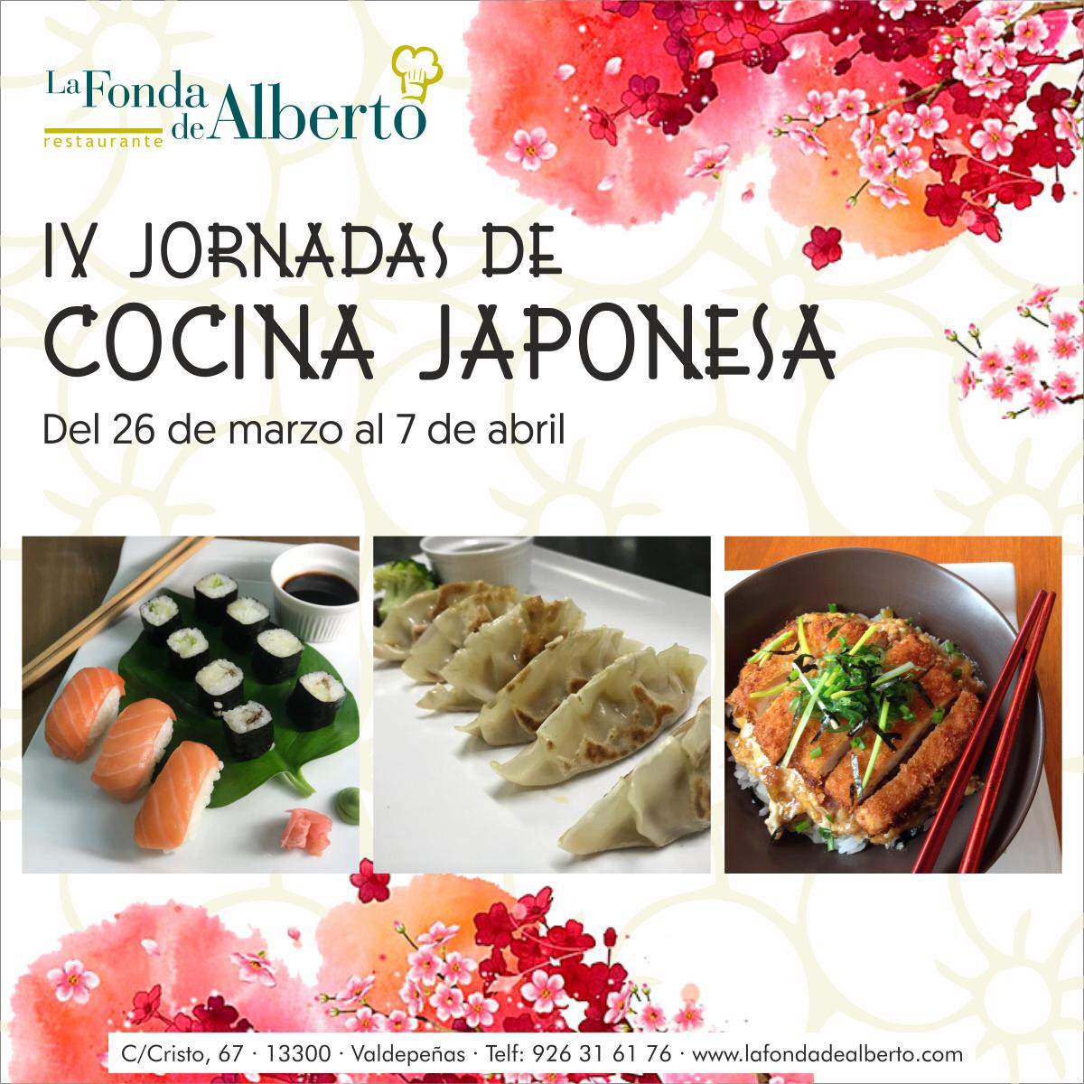 LOGO LA FONDA DE ALBERTO JORNADAS COCINA JAPONESA 1