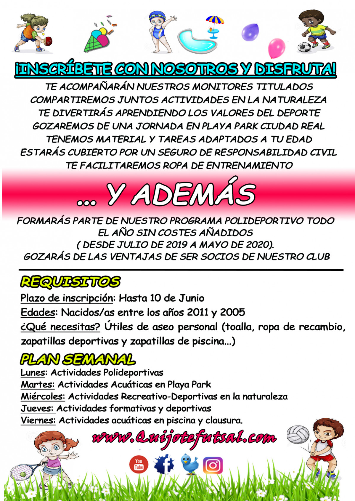 Flyer REVERSO campus verano 2019