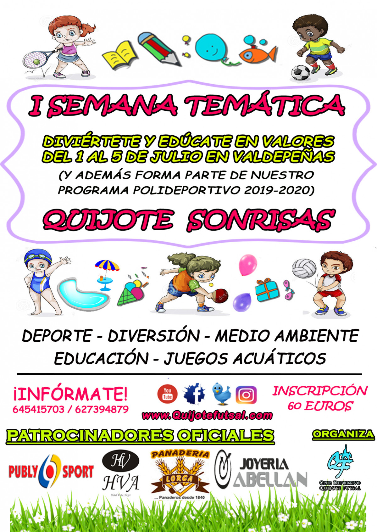 Flyer anverso campus verano 2019