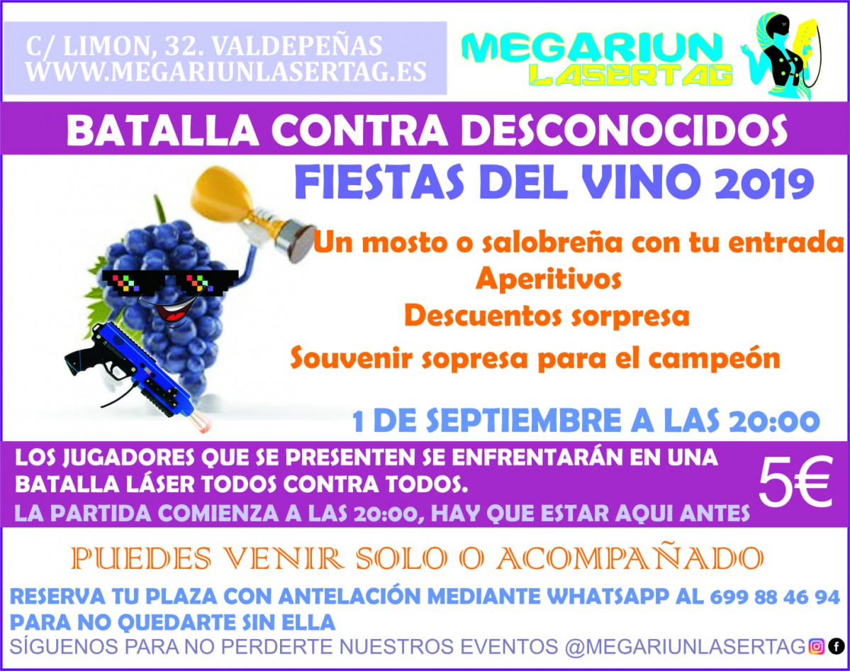 LOGO MEGARIUN LASERTAG FIESTAS