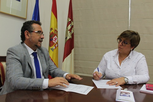 Olmedo  encuentro con alcalde de La Solana