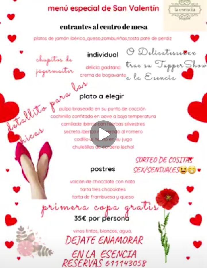 LA ESENCIA SAN VALENTIN