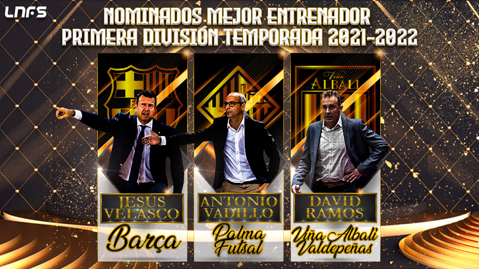 Nominados a Mejor Entrenador de la LNFS