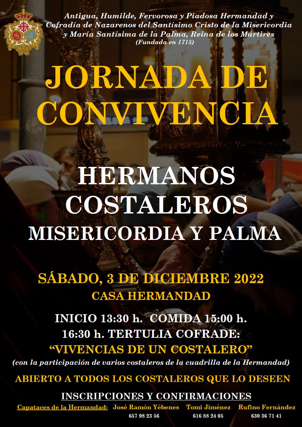 Cartel Jornada Convivencia costaleros 2022