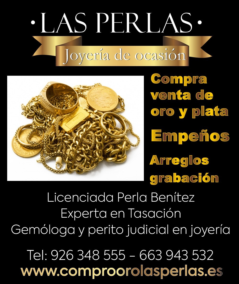 LOGO COMPRO ORO LAS PERLAS