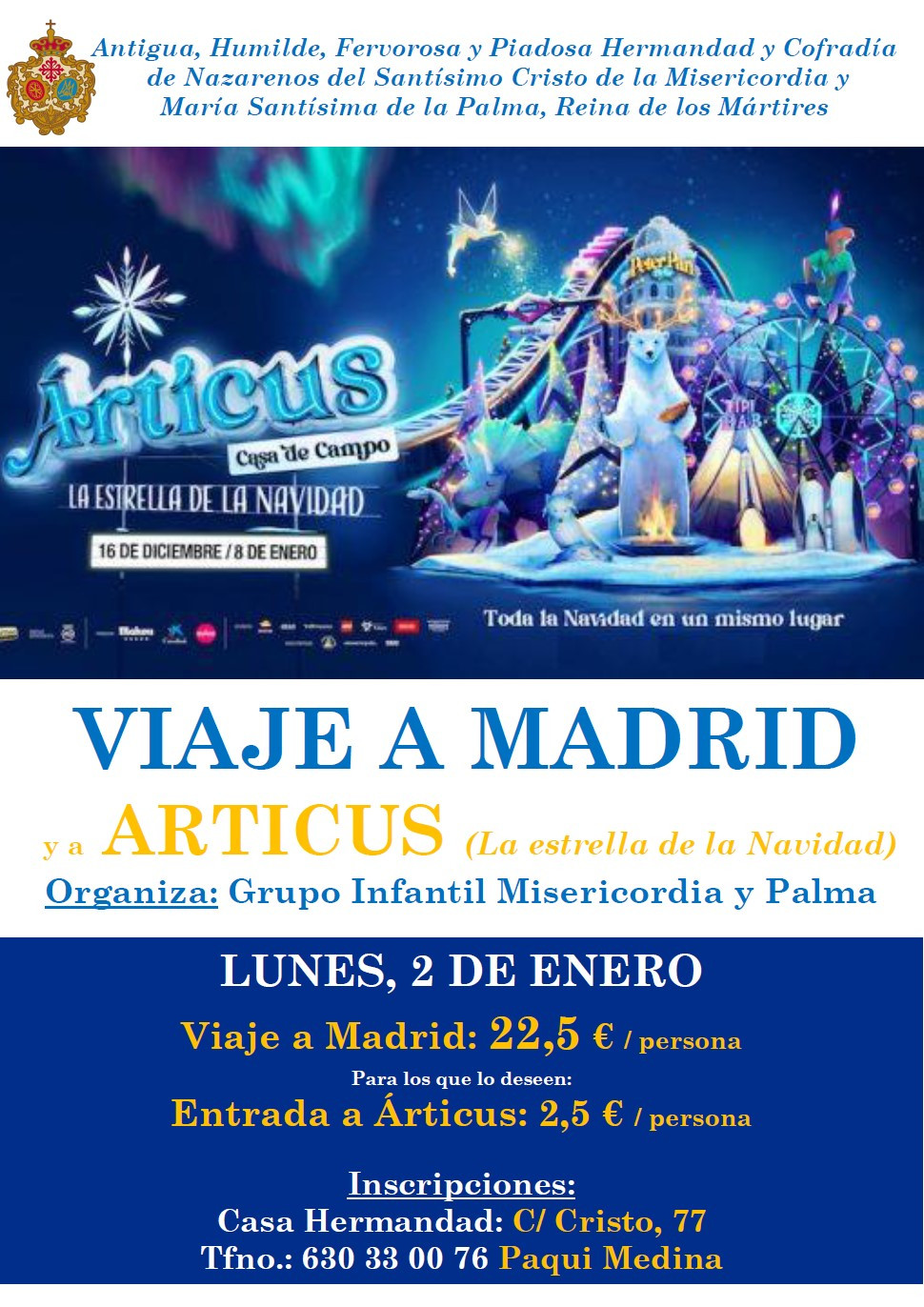 Cartel viaje u00c1rticus Madrid