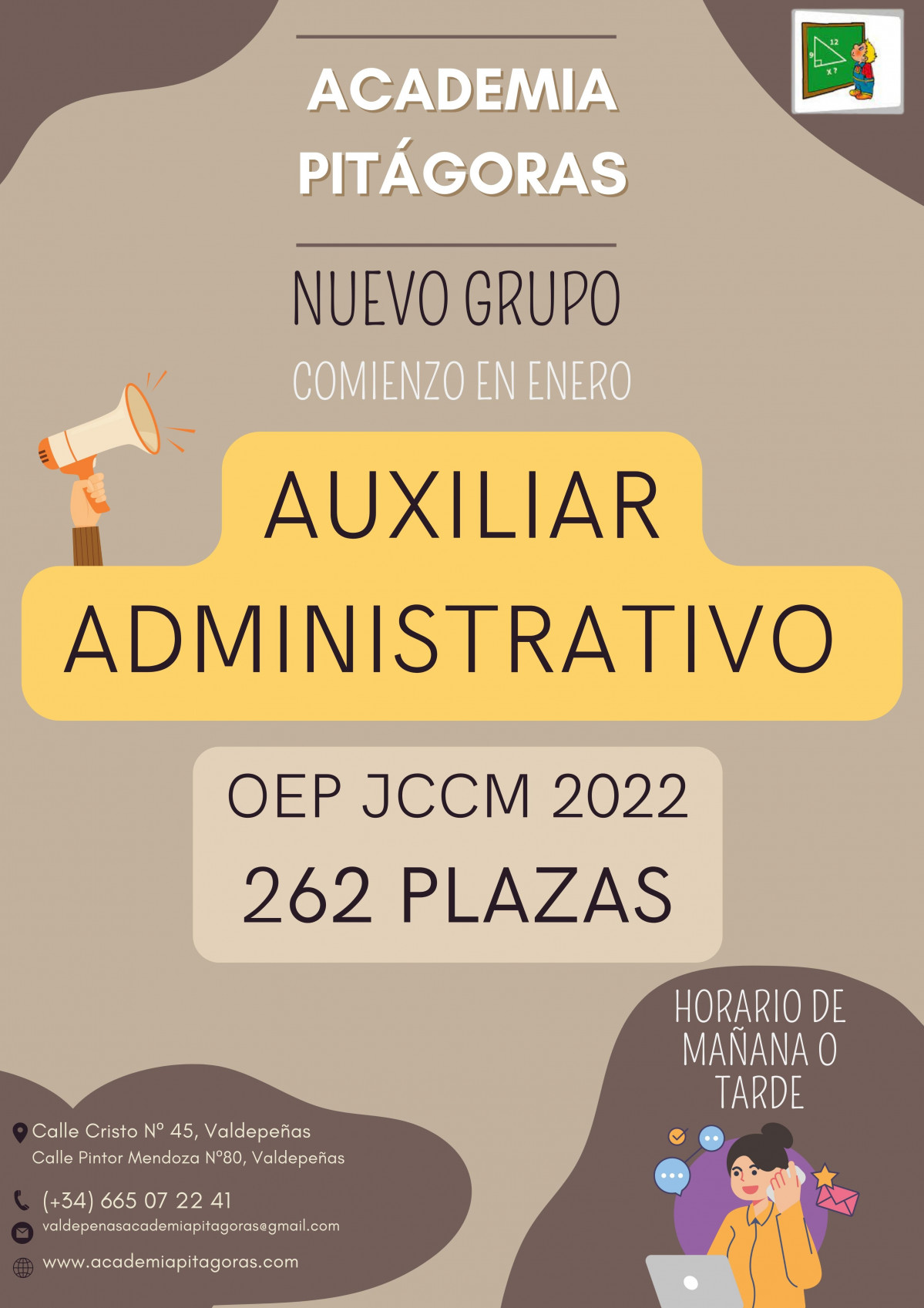 Cartel opos Aux. administrativo