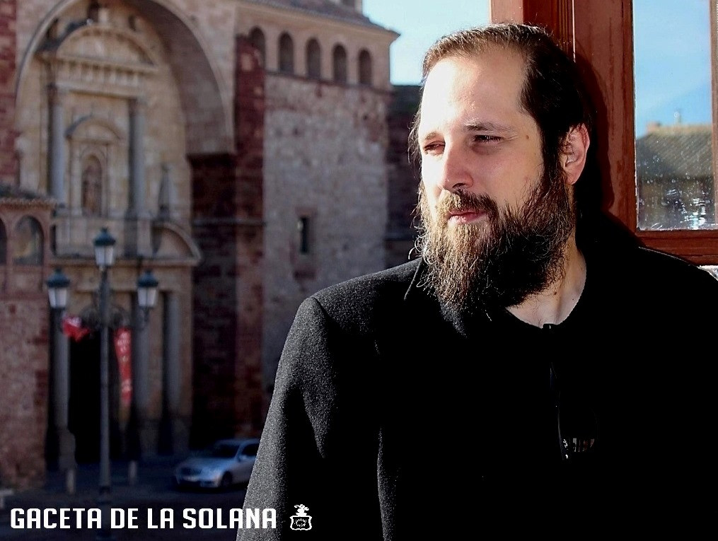 Carlos Vermut, en su u00faltima visita a La Solana