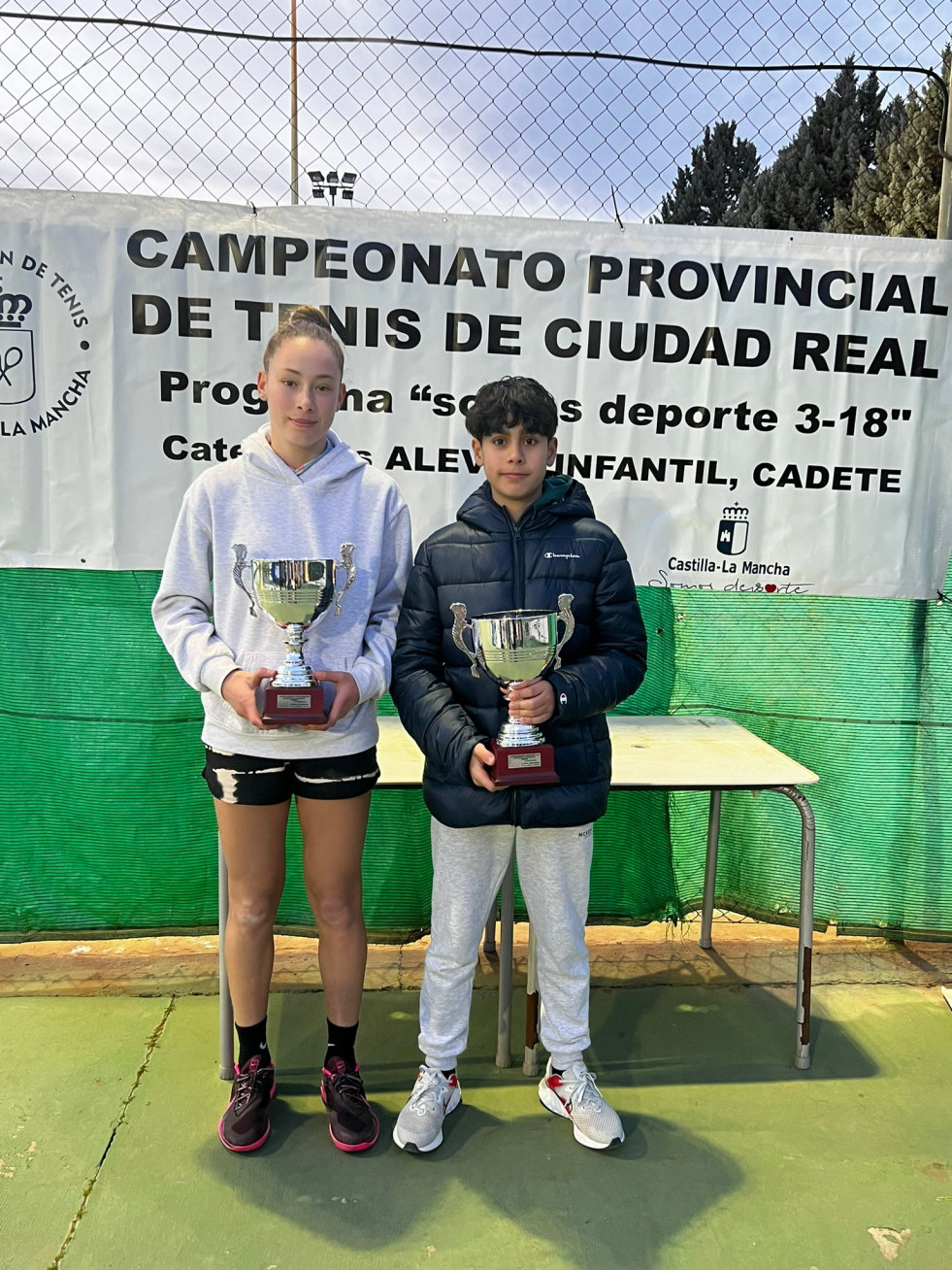 Alejandra Martin y Eduardo Lopez Tenis Valdepeñas