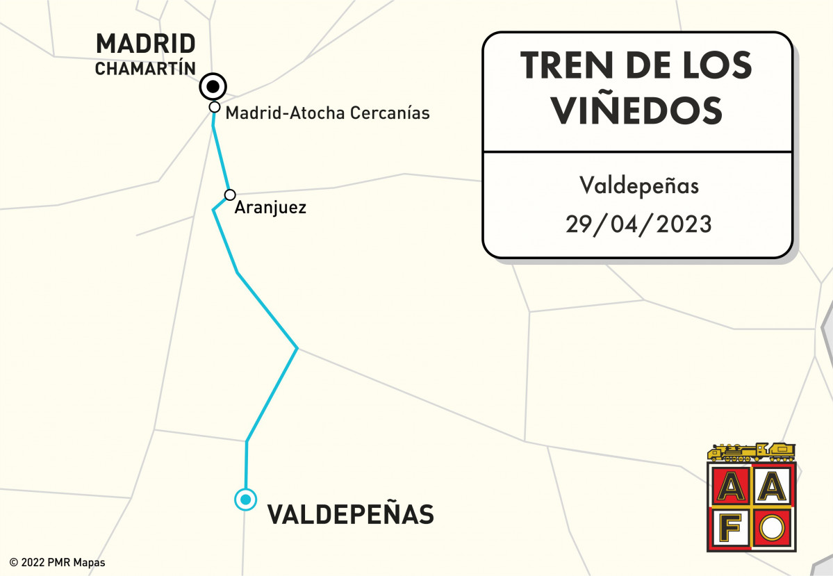 Mapa viajes VALDEPEu00d1AS