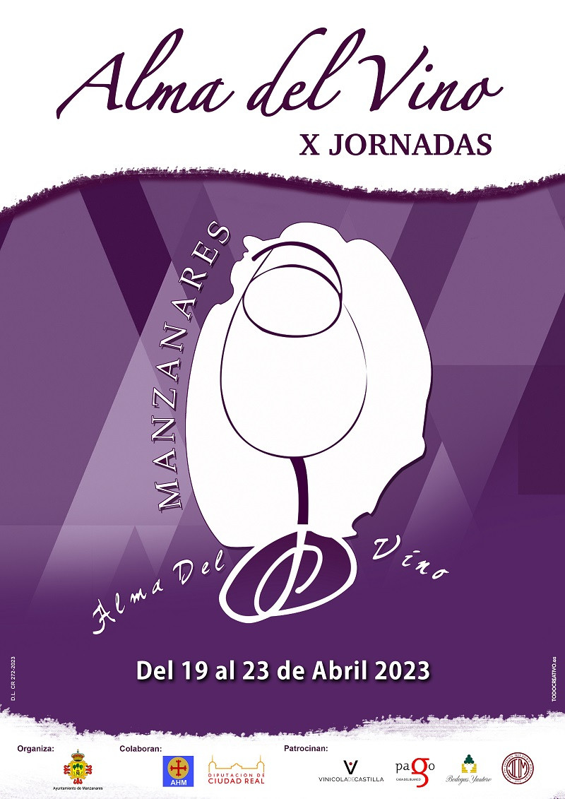 Cartel de las X Jornadas 'Alma del Vino'