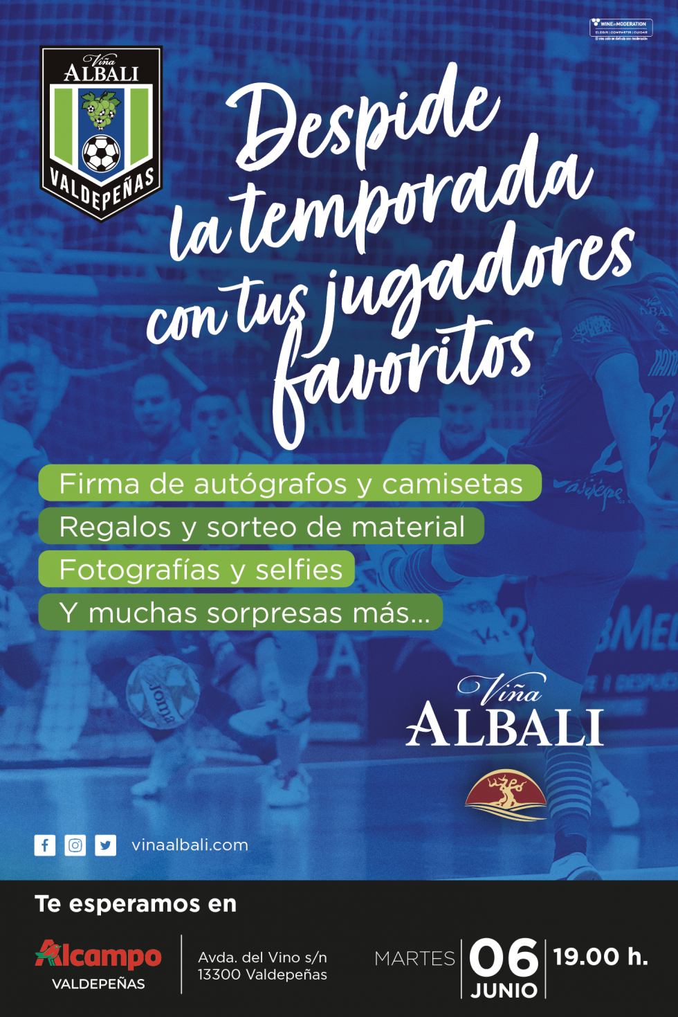 Cartel Evento Viña Albali Valdepeñas06062023