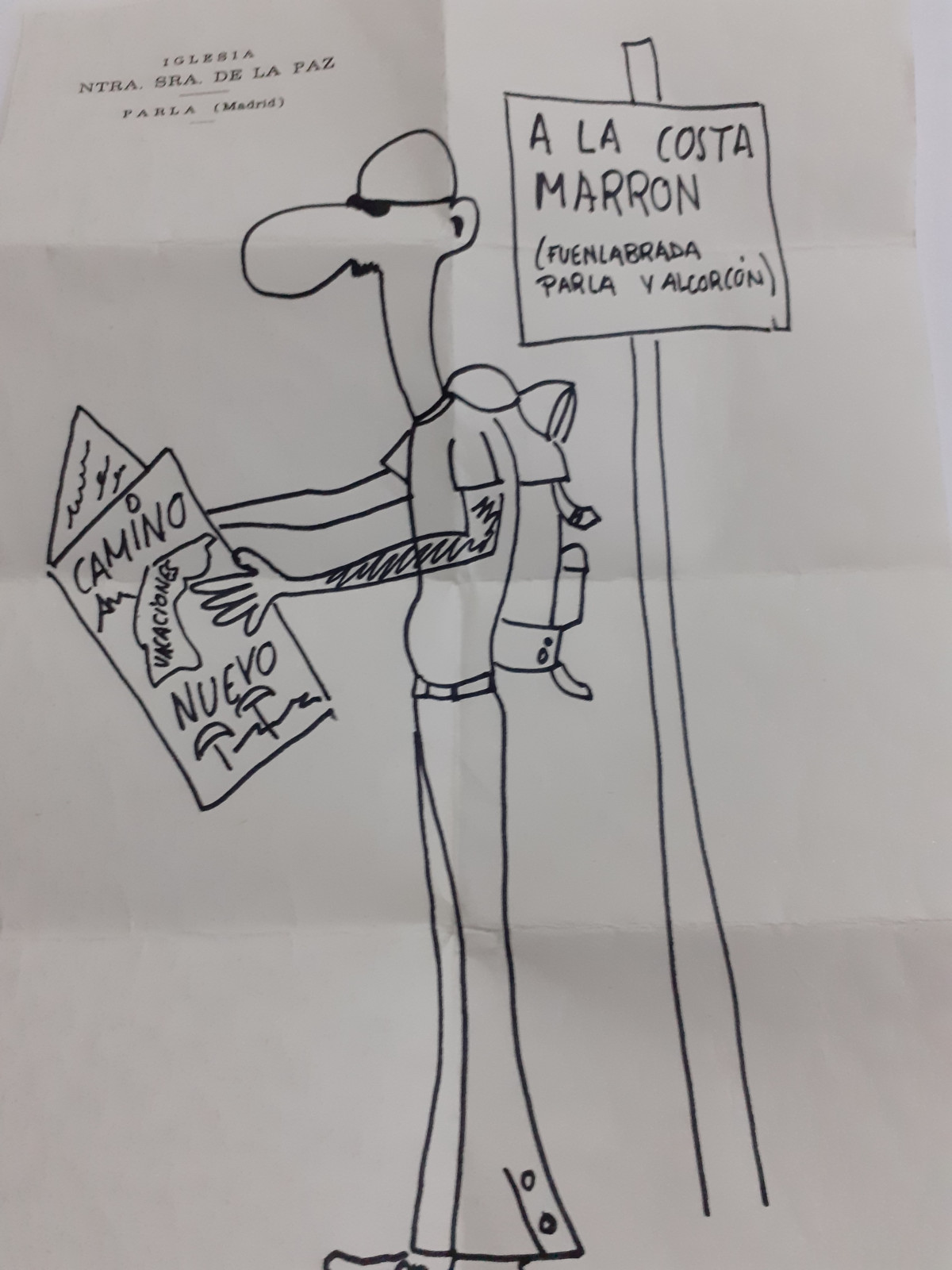 Dibujo que imita el estilo de Forges
