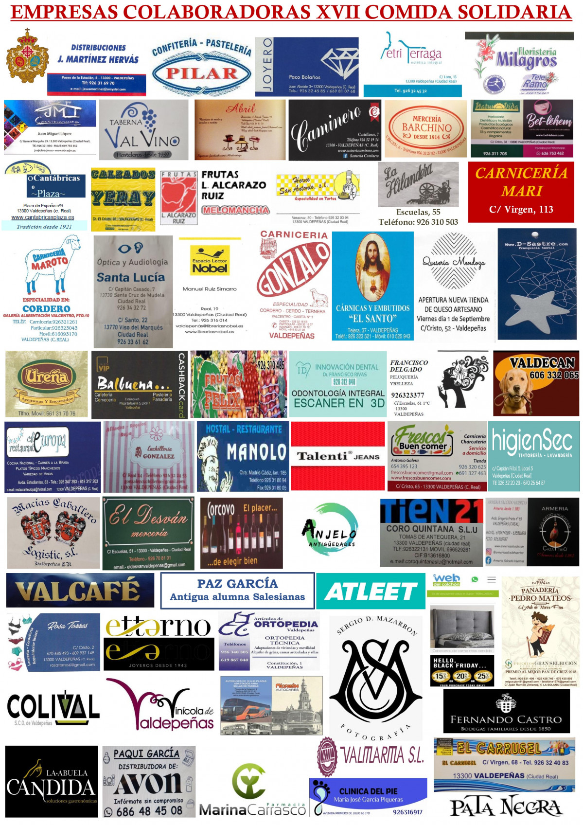 Cartel XVII Comida Solidaria 2023 anuncios  (1)