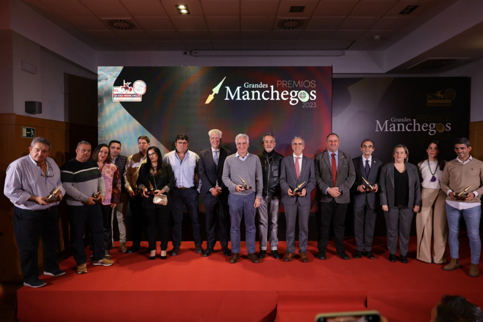 Foto de familia de reconocidos Grandes Manchegos 2023