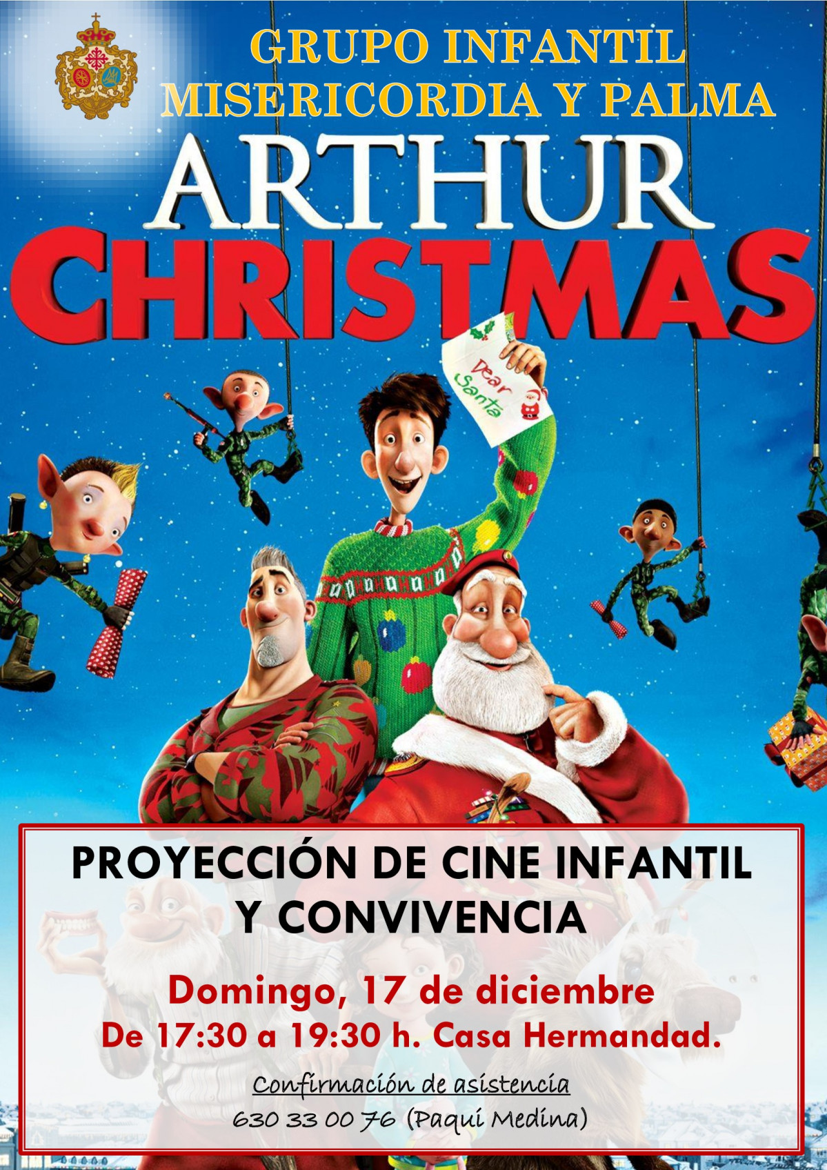 Cine Infantil y Convivencia Navidad Grupo Infantil 