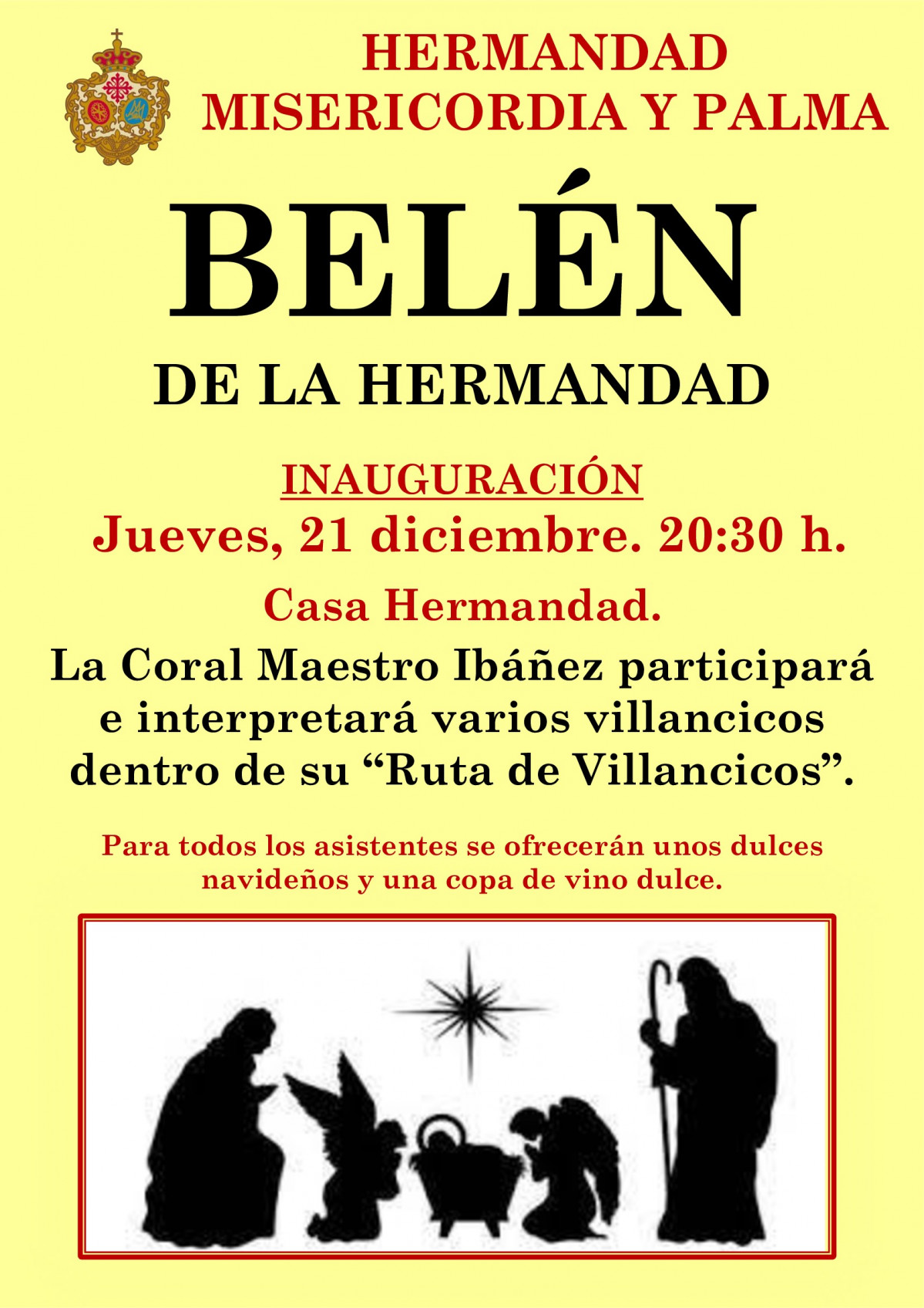 Cartel inauguraciu00f3n Belu00e9n Hermandad 2023 