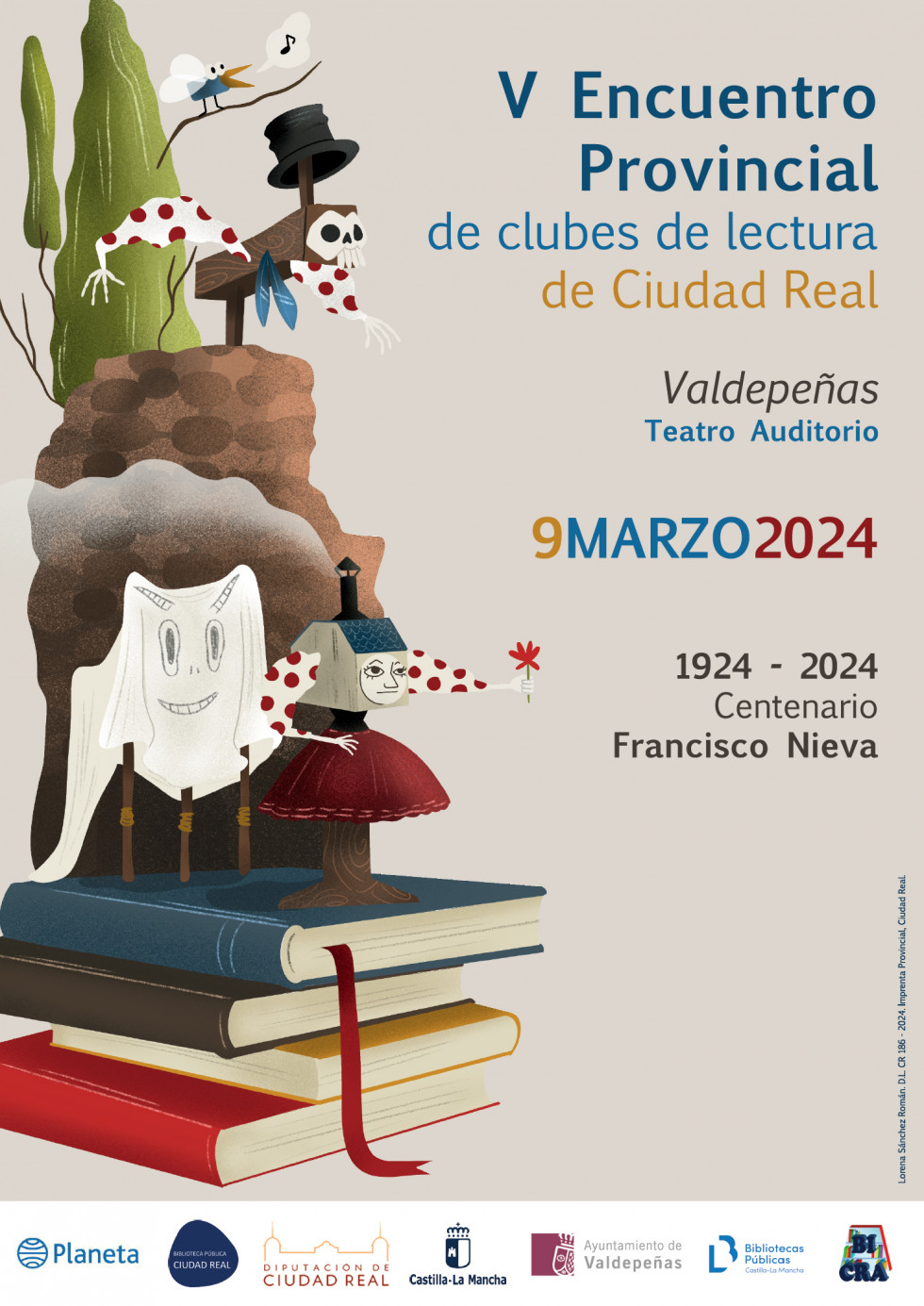 Cartel V Encuentro de Clubes de Lectura