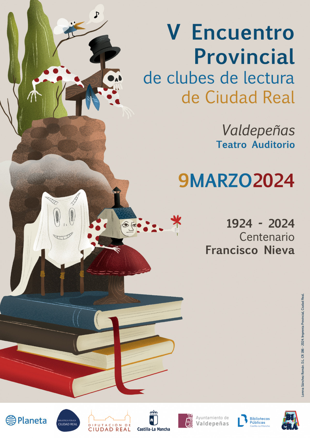 Cartel V Encuentro de Clubes de Lectura