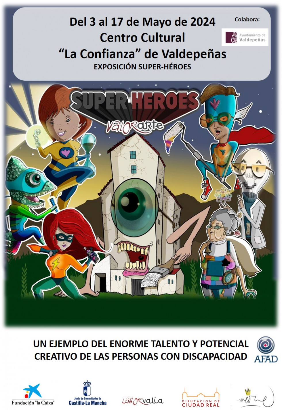 CARTEL eXPOSICIÓN VALDEPEÑAS