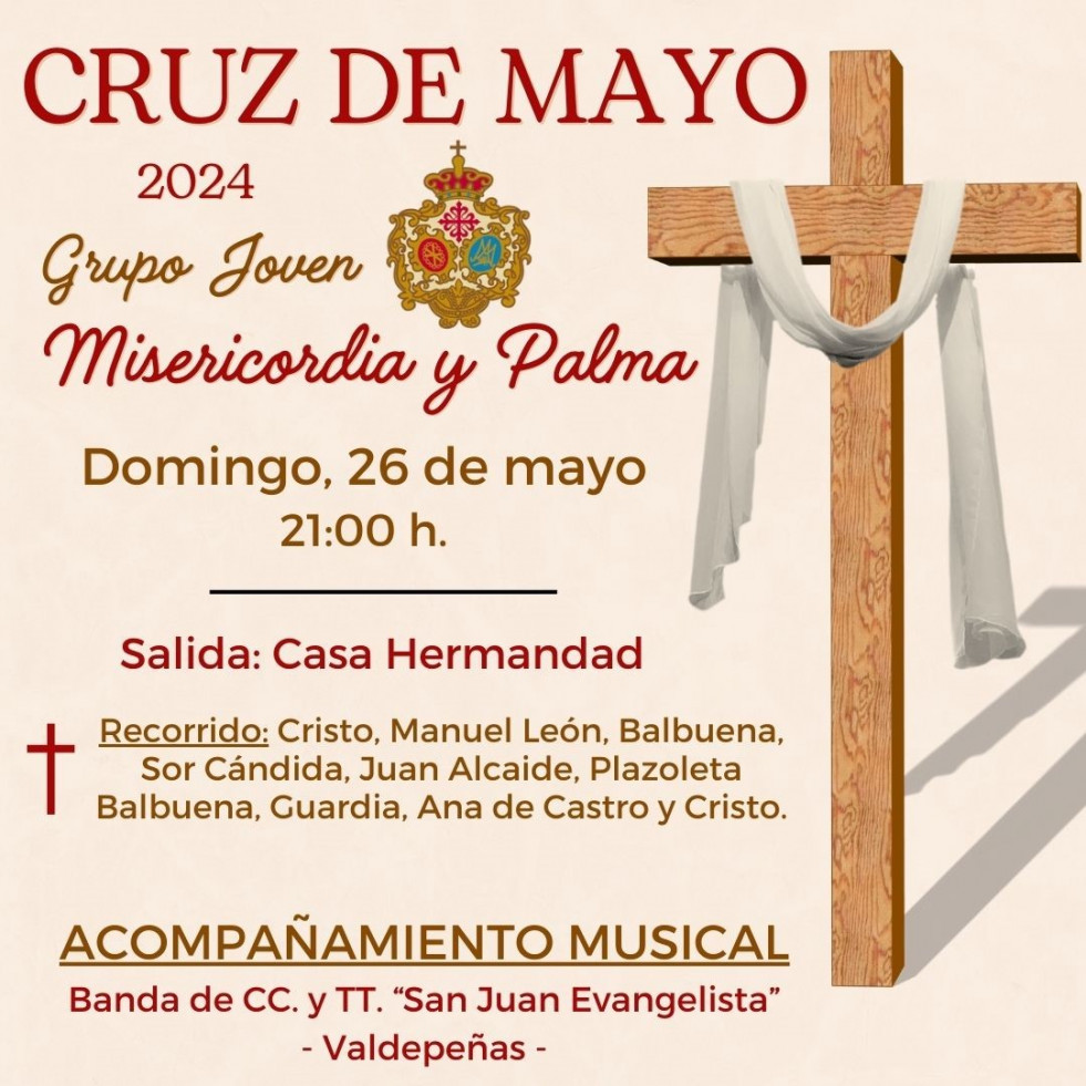 Cartel Salida Cruz de Mayo 2024