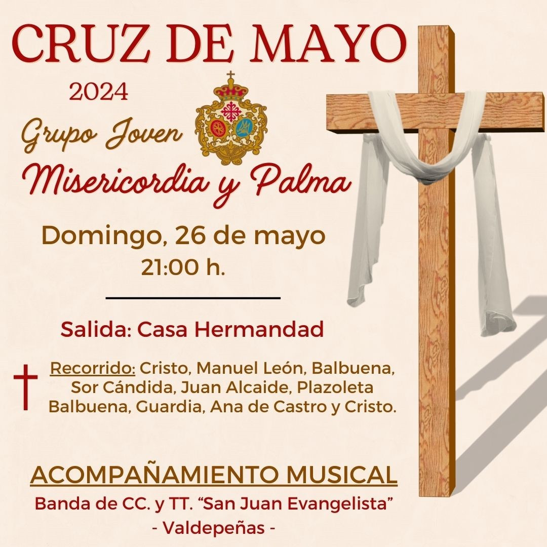 Cartel Salida Cruz de Mayo 2024