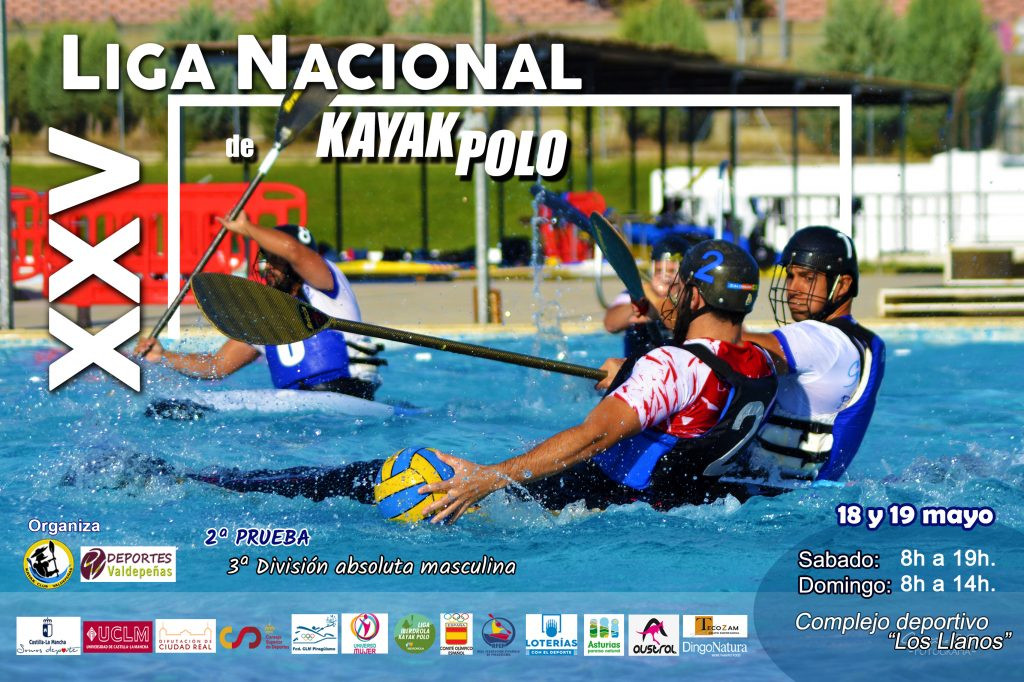 Cartel XXVliga kayak polo MAYO 2024 1024x682