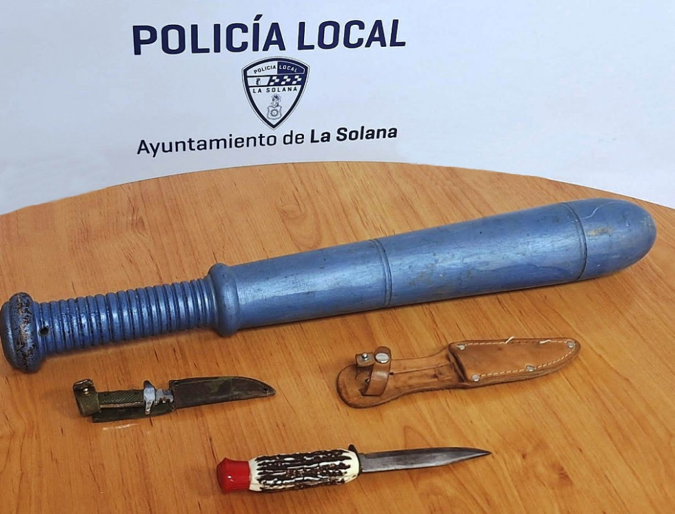 Armas blancas incautadas 7 6 24