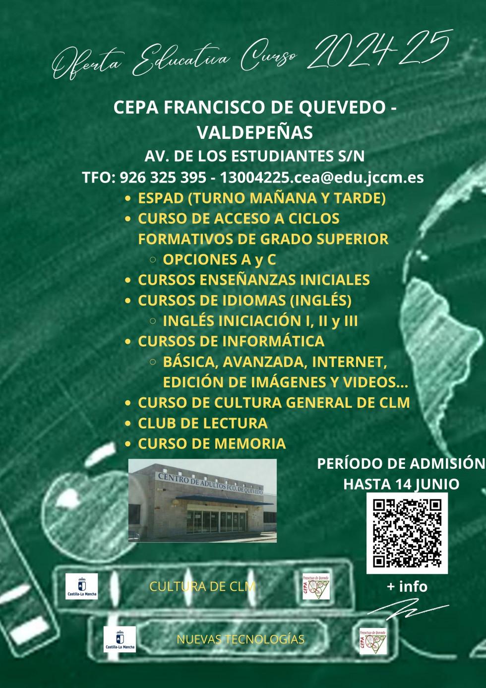 Carteles Publicidad Oferta Educativa VALDEPEÑAS (2480 x 3508 px) 2ª opción