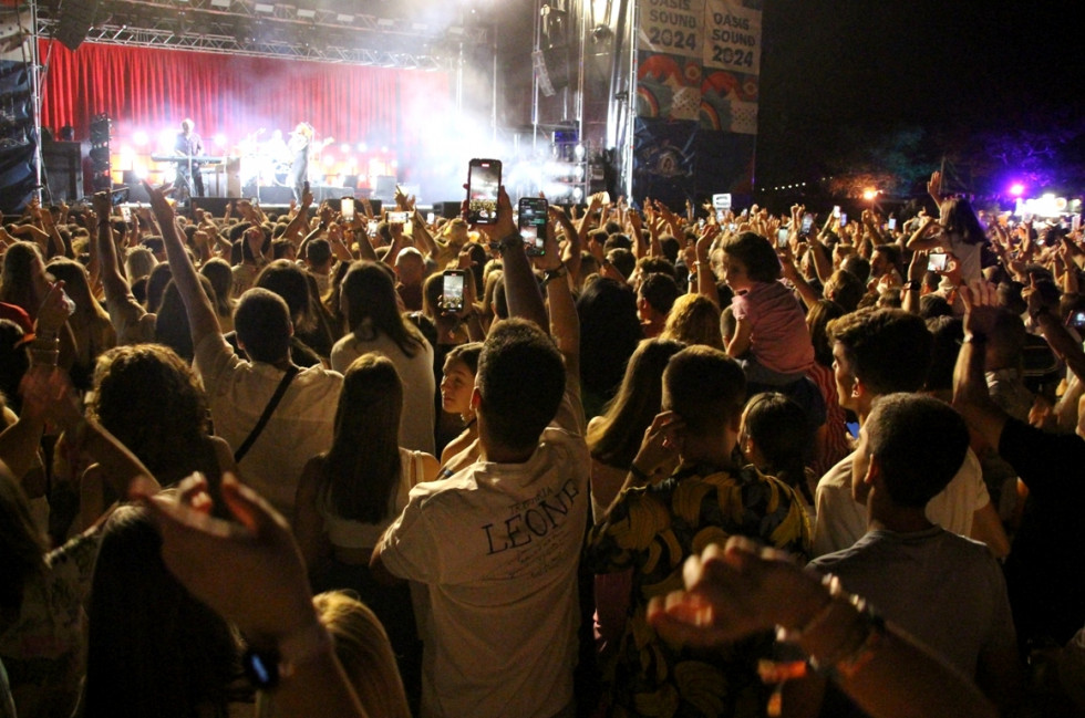 Público durante la actuación de La Oreja de Van Gogh