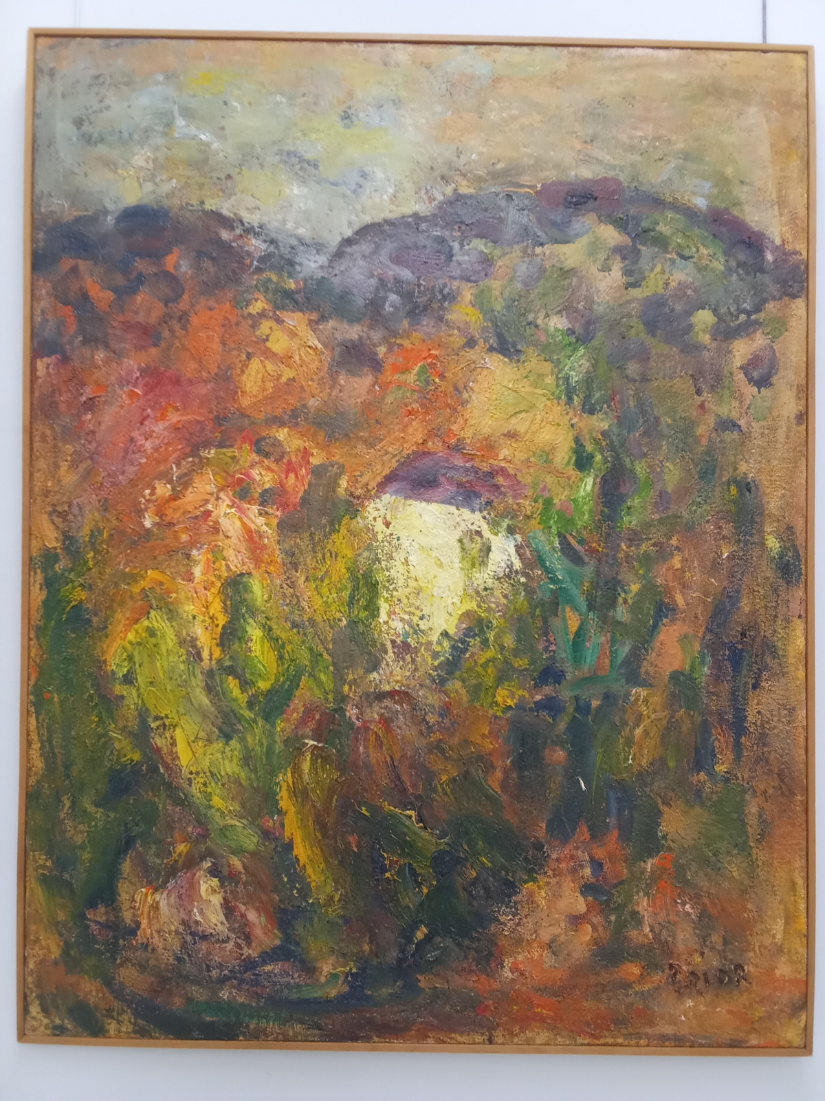 Solana del Pino. u00d3leo sobre lienzo de Manuel Prior