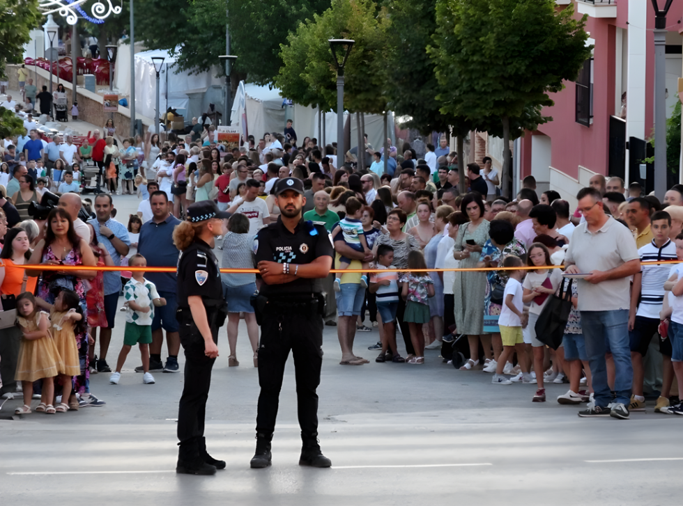 Policía Local en la feria de La Solana