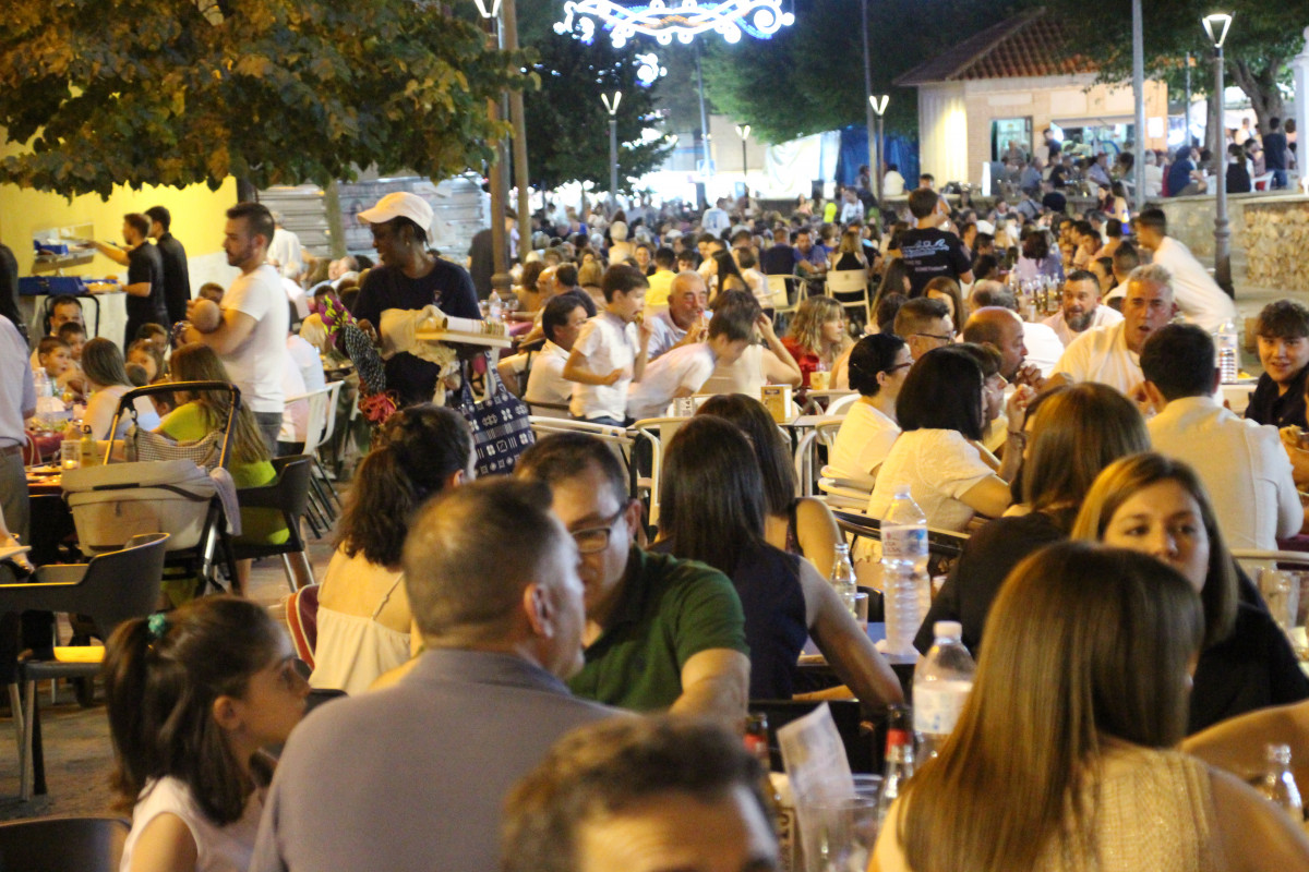 Aspecto del ferial una de las noches