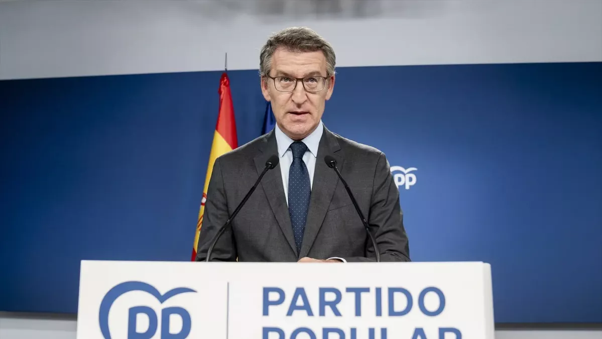 Presidente partido popular alberto nunez feijoo rueda prensa 98