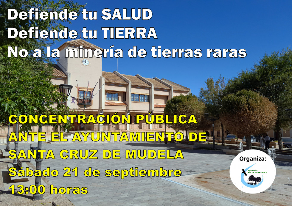 Cartel convocatoria Santa Cruz de Mudela (21 de septiembre)