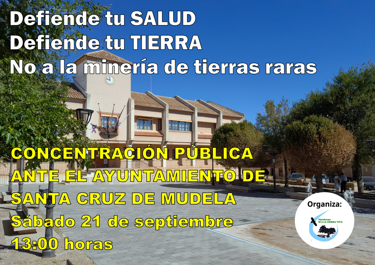 Cartel convocatoria Santa Cruz de Mudela (21 de septiembre)