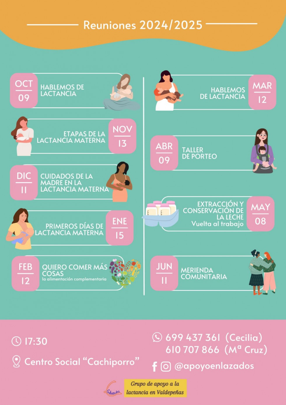 Cartel Enlazados 24 25
