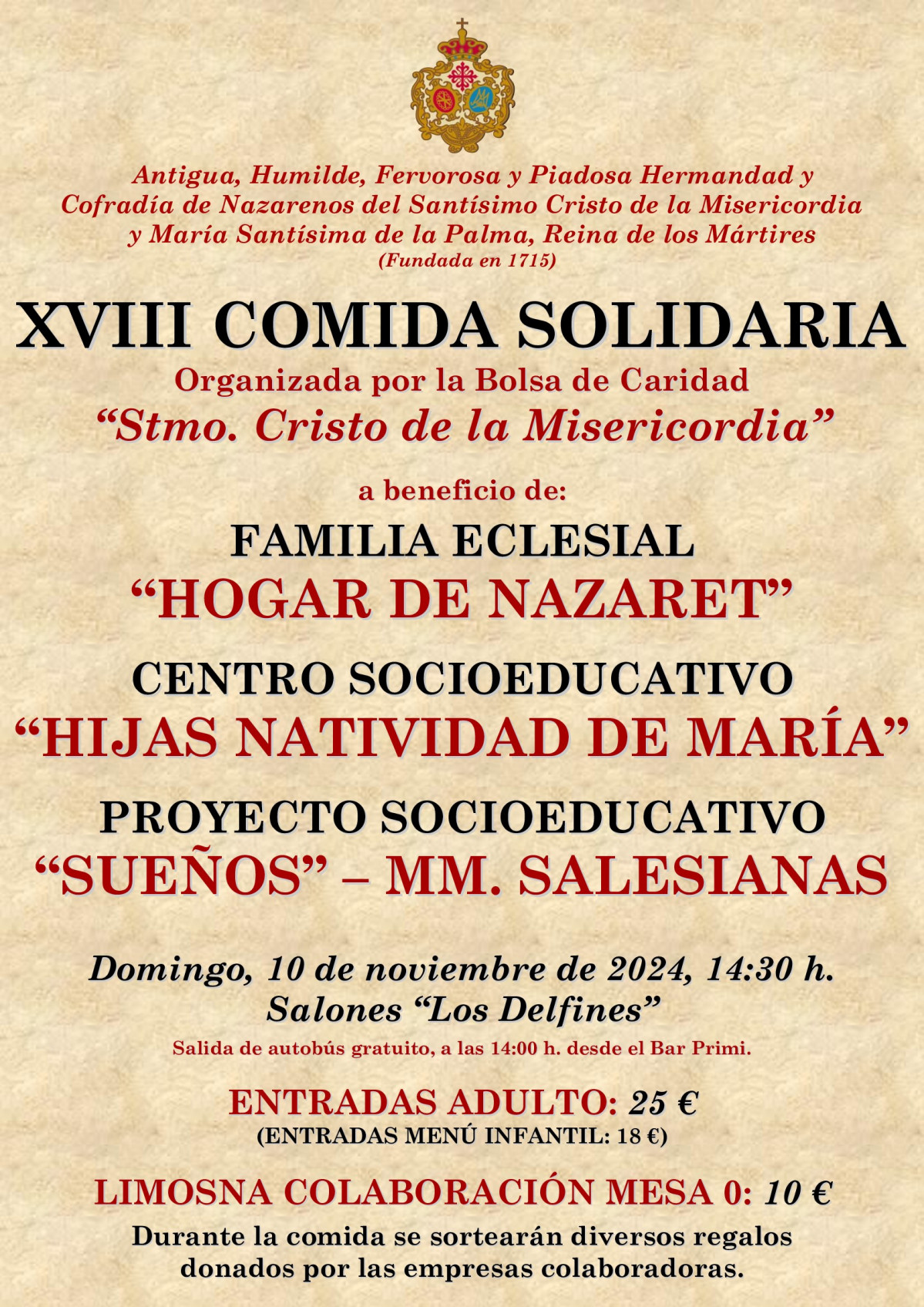 Cartel XVIII Comida Solidaria Bolsa de Caridad (1)