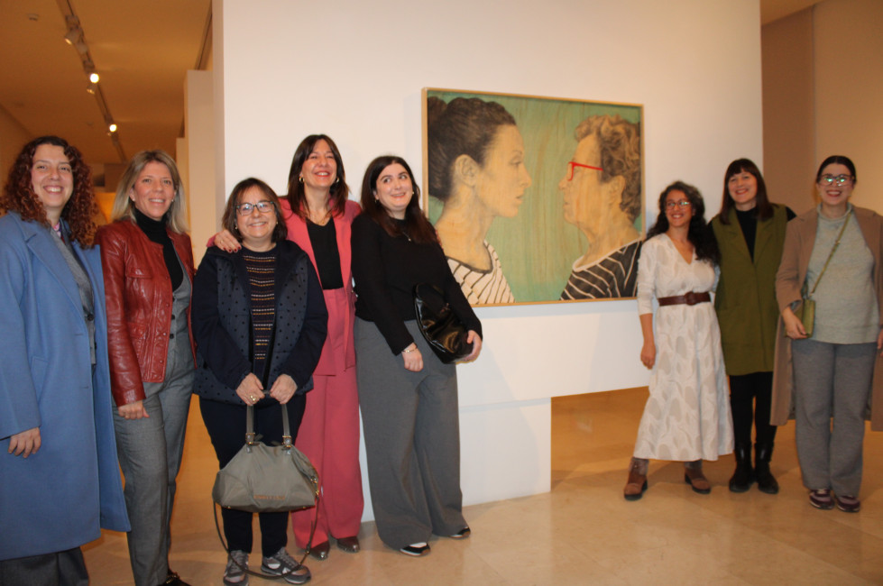 Blanca Fernández en expo Amalia Avia 1