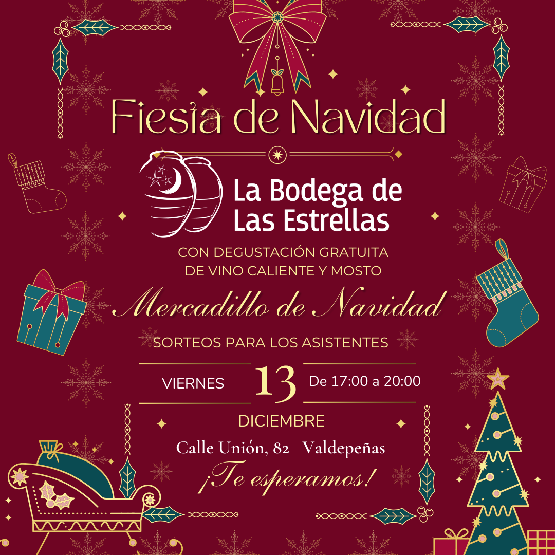 Fiesta Navidad La Bodega de las Estrellas (Post de Instagram)