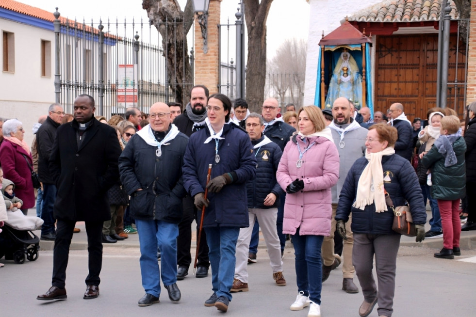 Salida de la comitiva desde el Humilladero