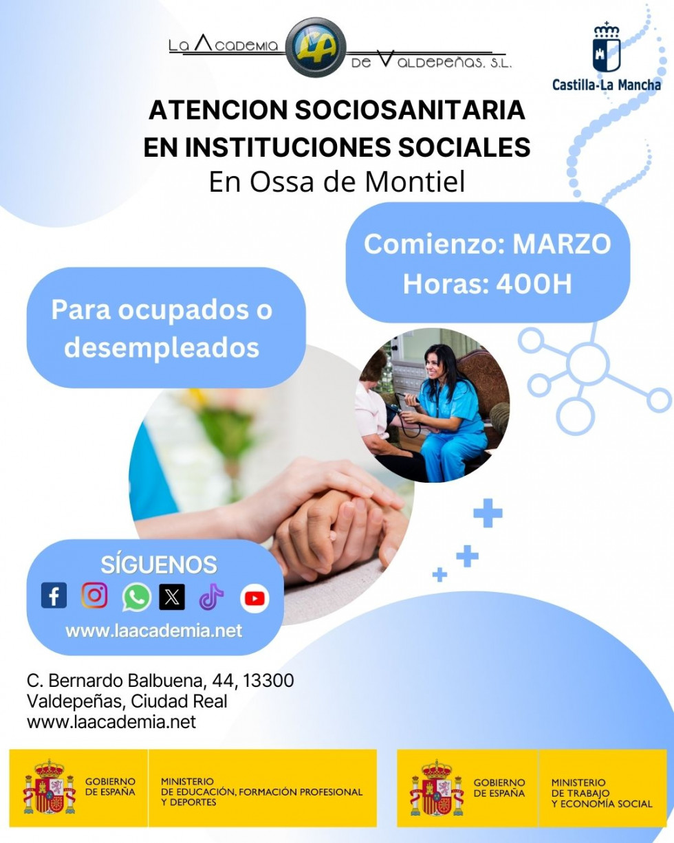 INSTAGRAM ATENCION SOCIOSANITARIA EN INSTITUCIONES SOCIALES