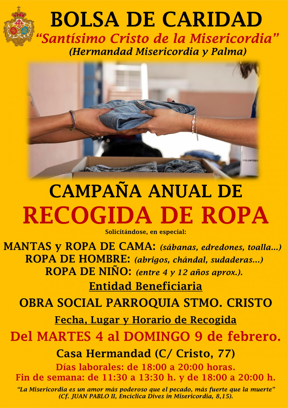 Cartel Recogida de Ropa 2025 (1)