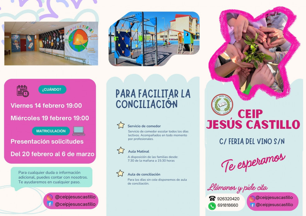 Tríptico Jornadas Puertas Abiertas 2025 portada