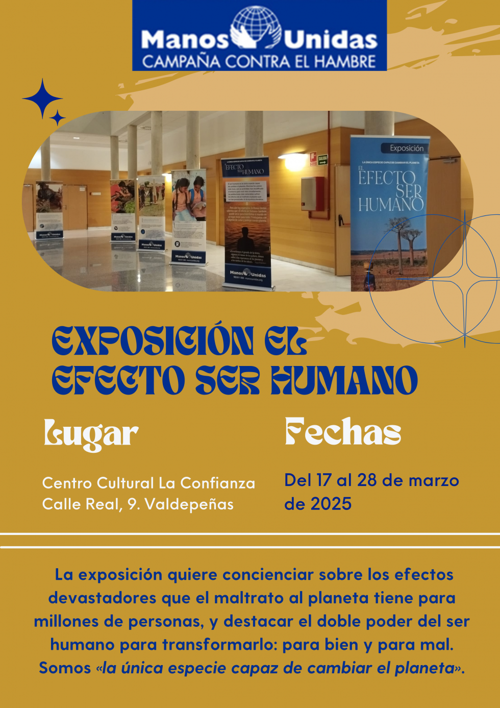 Cartel Exposicion Efecto Ser Humano