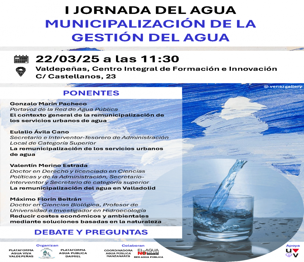 Cartel1Jornada AguaValde